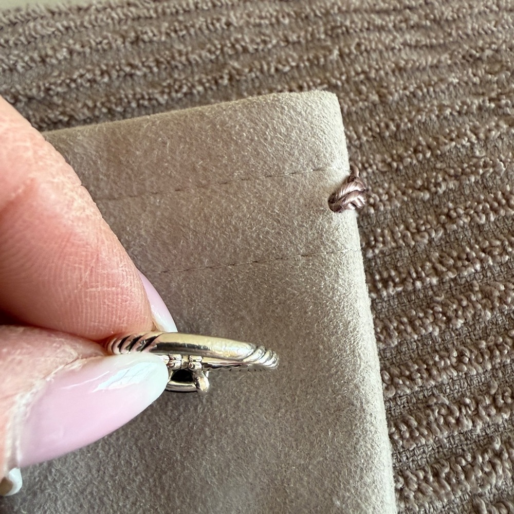 David Yurman Black Onyx Chatelaine Ring - Picture 5 of 8